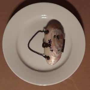 Clamshell Coin Purse - Antique Early 19th Century 4th generation owned! RARE!